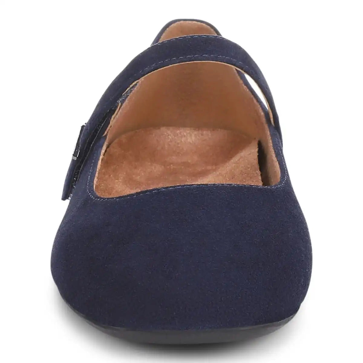 Alameda Mary Jane Flat Navy Suede