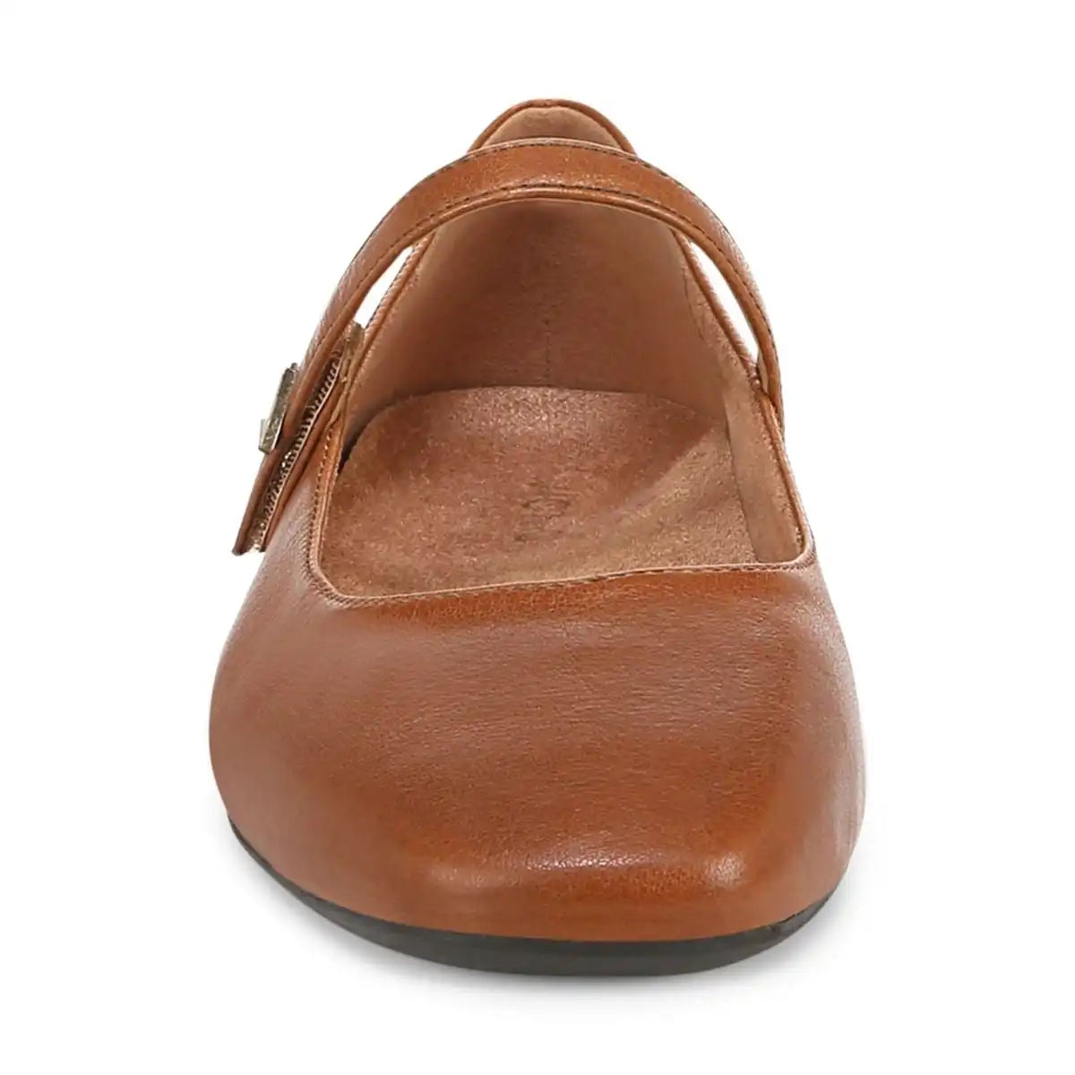 Alameda Mary Jane Flat Tan Leather