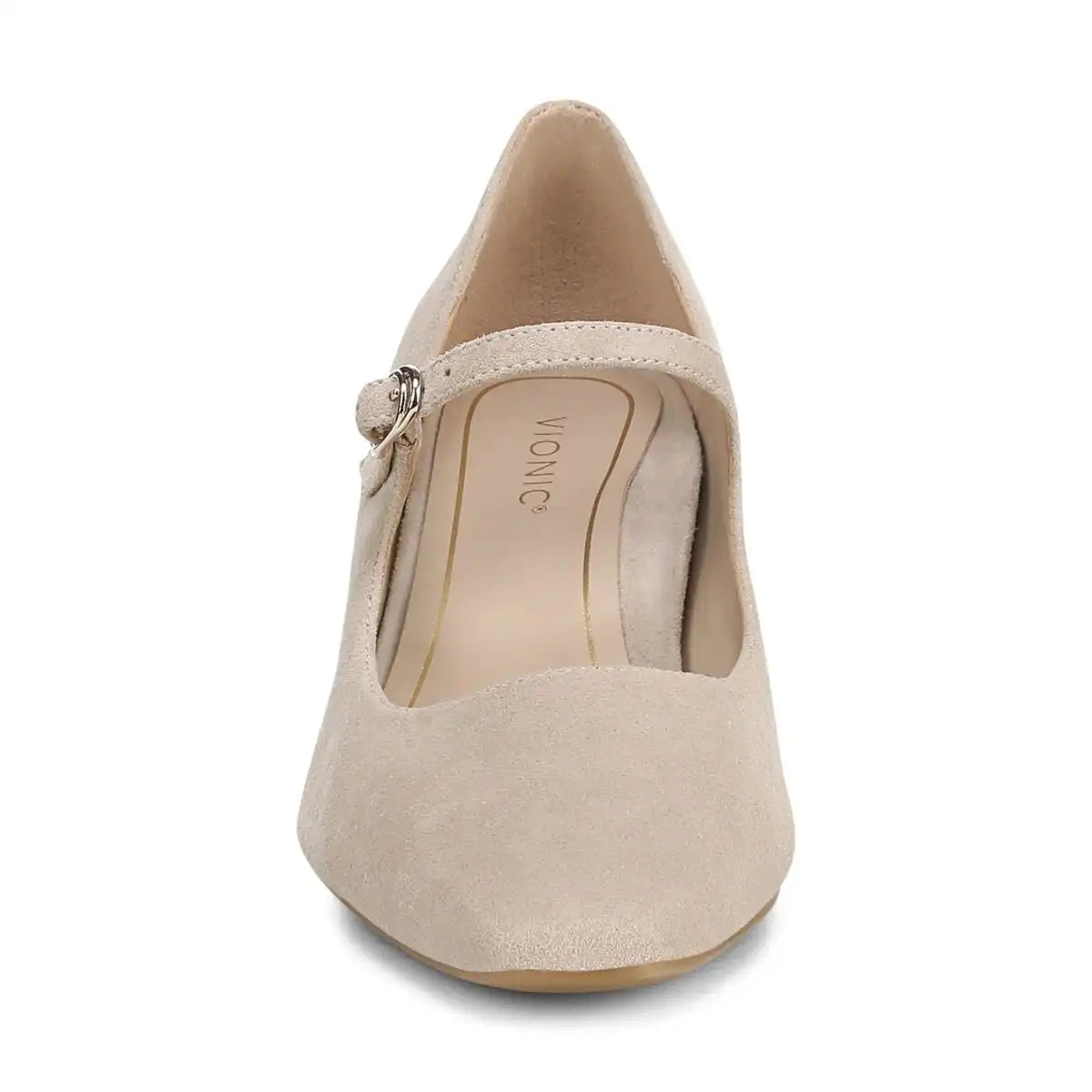 Samira Mary Jane Dress Heel Lucid Beige Suede