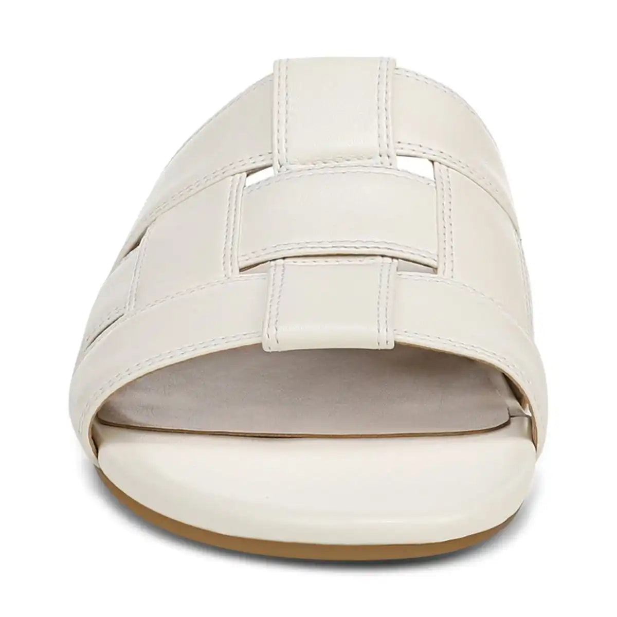 Glendora Slide Sandal Ivory Leather