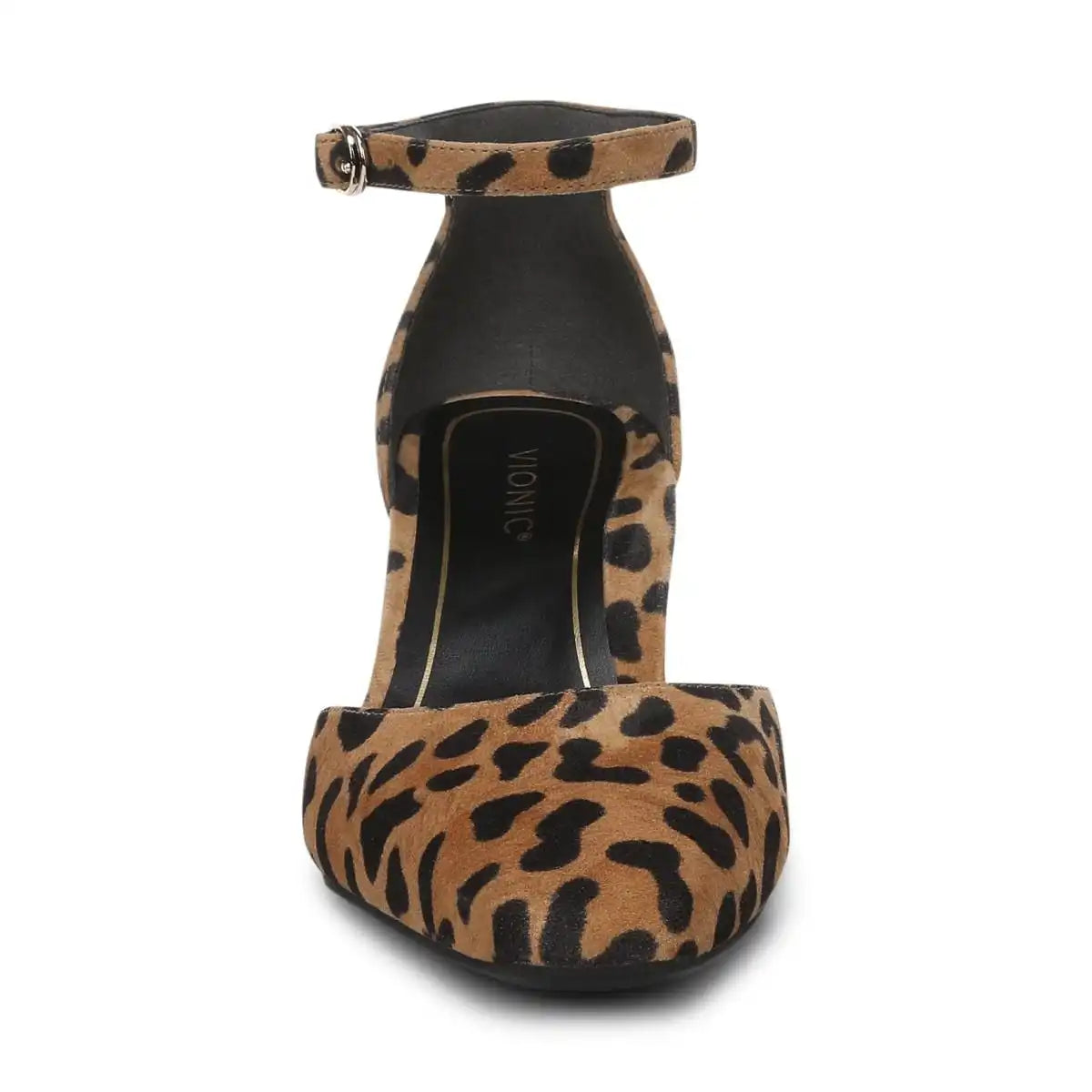 Scarlett Dress Heel Tan Leopard Print Suede