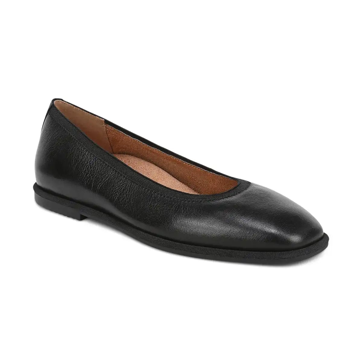 Caroll 2.0 Ballet Flat Black Leather