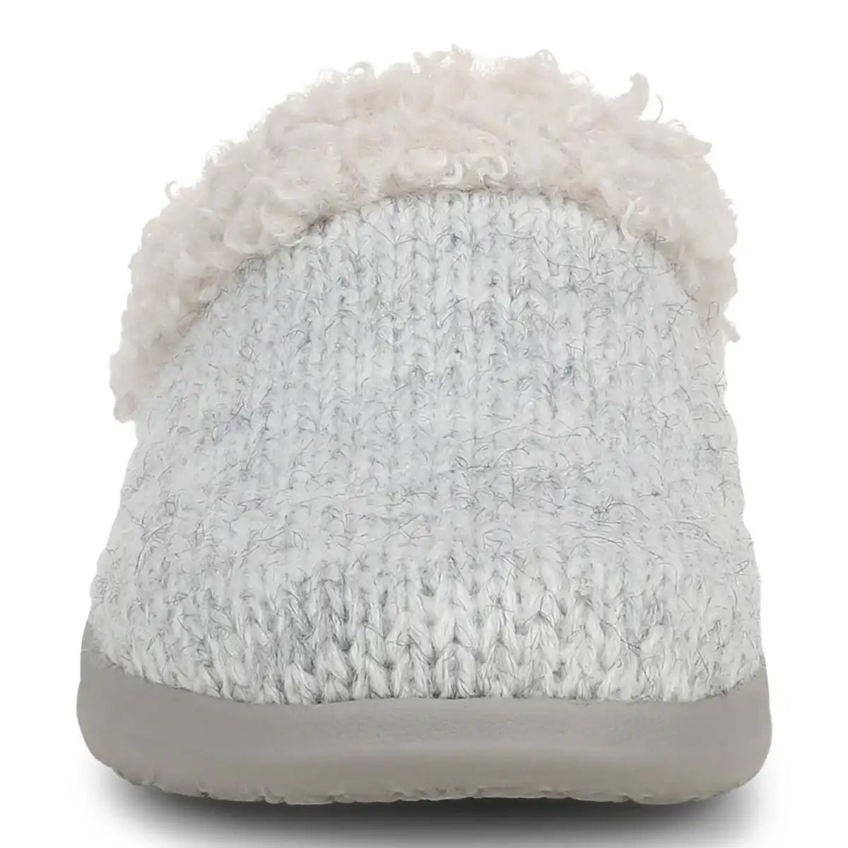 Cheyenne Mule Slipper Light Grey