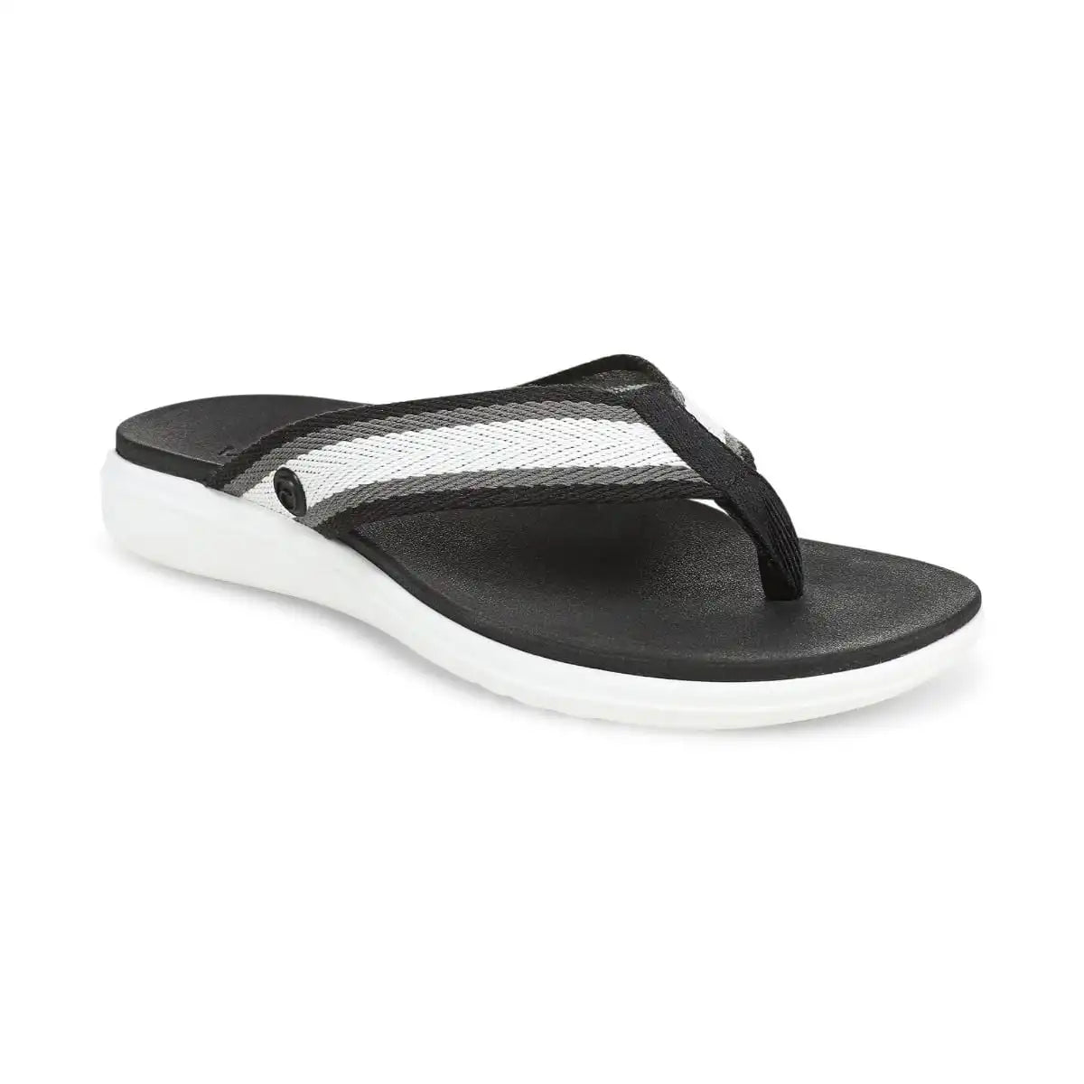 Beach Indigo Toe Post Sandal Black Multi