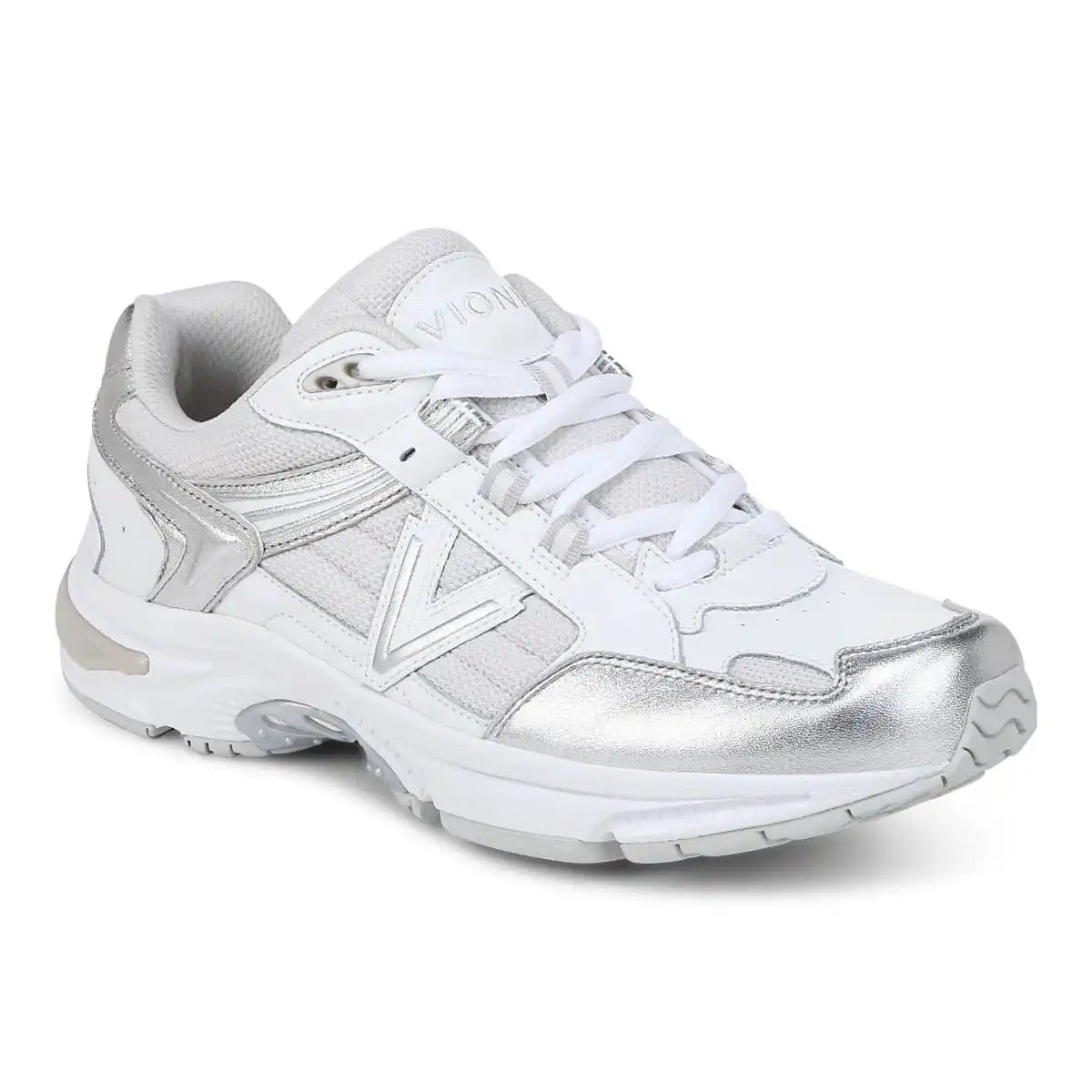 23Walk 2.0 Sneaker White Silver Leather