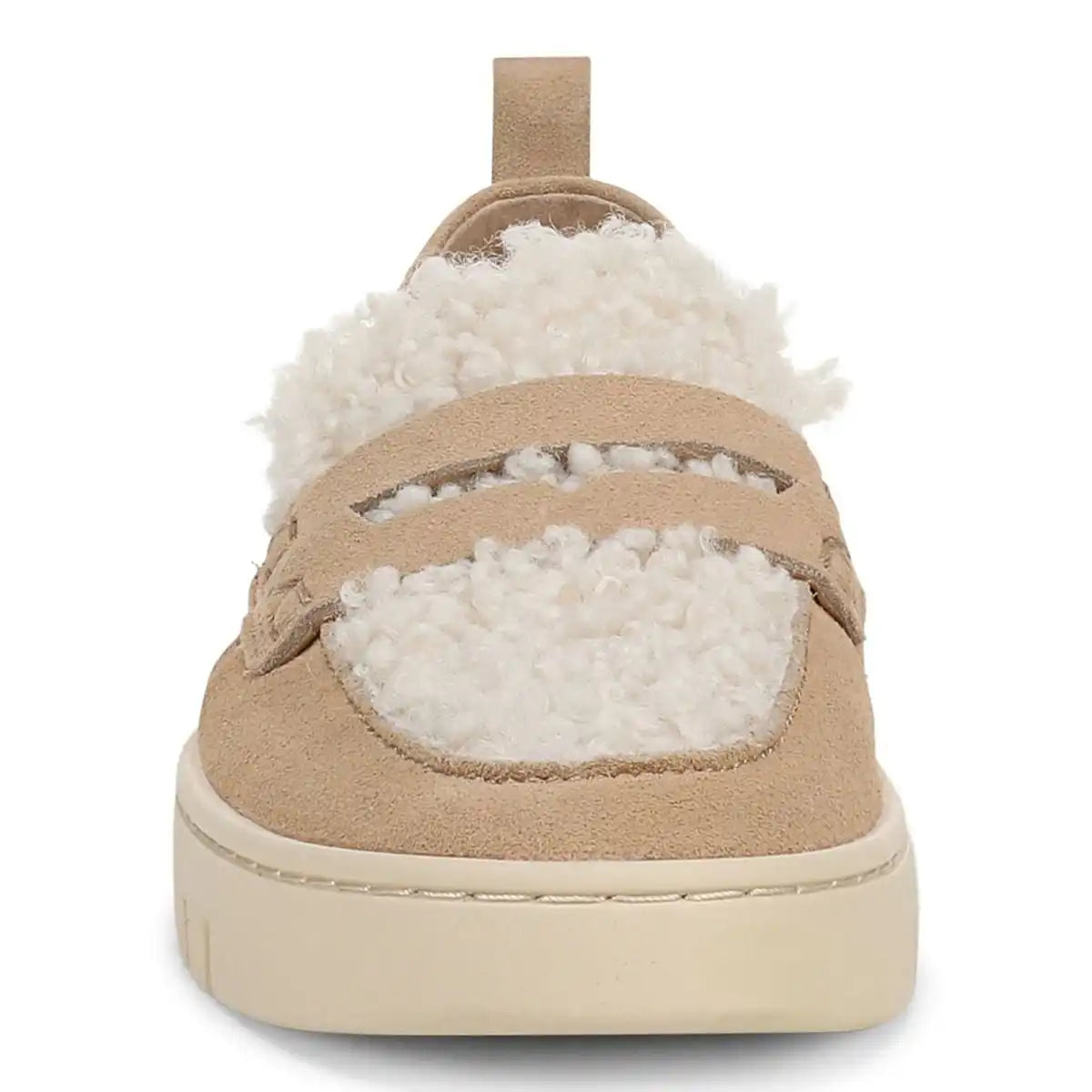 Uptown Cozy Loafer Iced Coffee Suede
