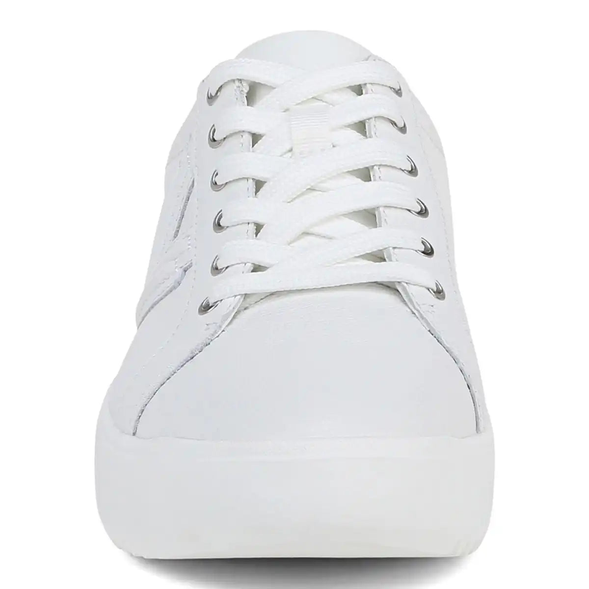 Kearny Platform Lace Up Sneaker White Leather