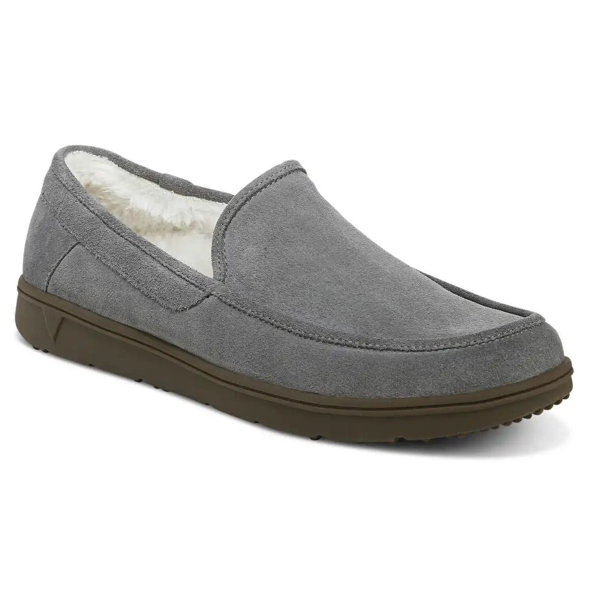 Gustavo Slipper Charcoal Suede