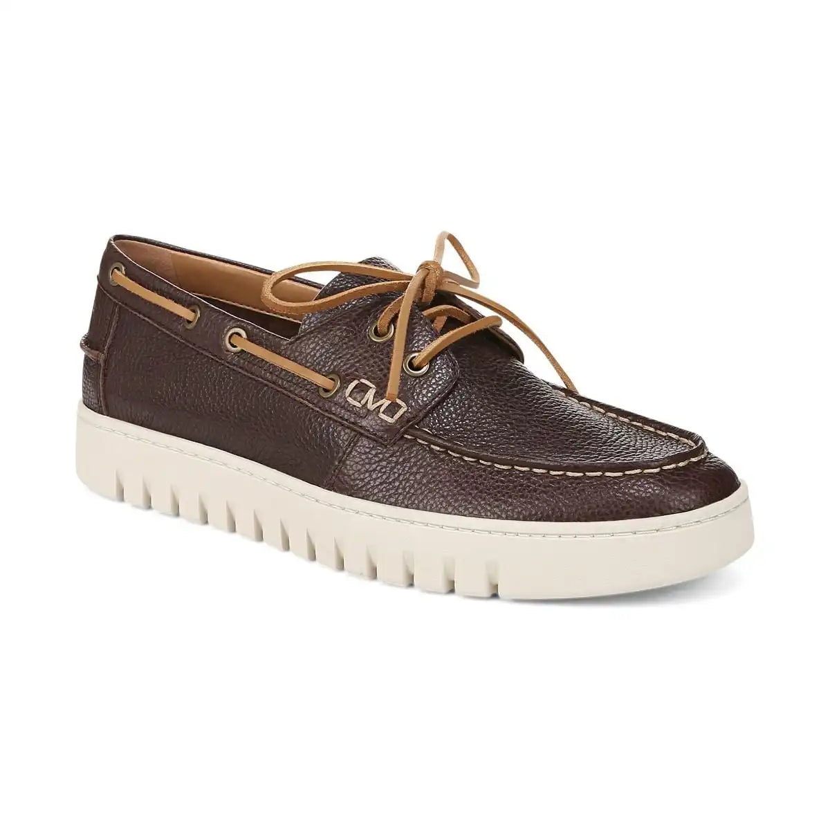Men's Uptown Boat Chocolate Leather