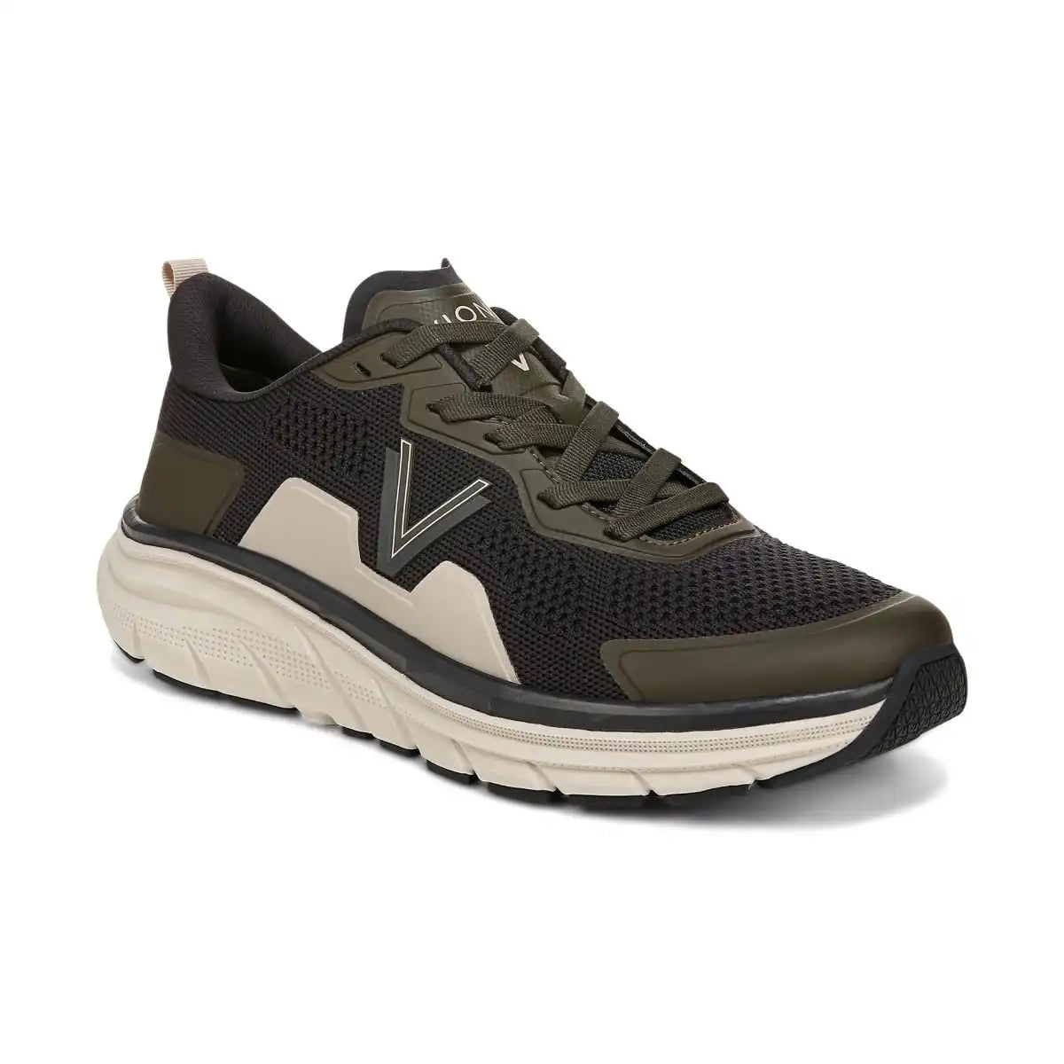 Men's Walk Max Lace Up Sneaker Phantom Grey Dark Khaki
