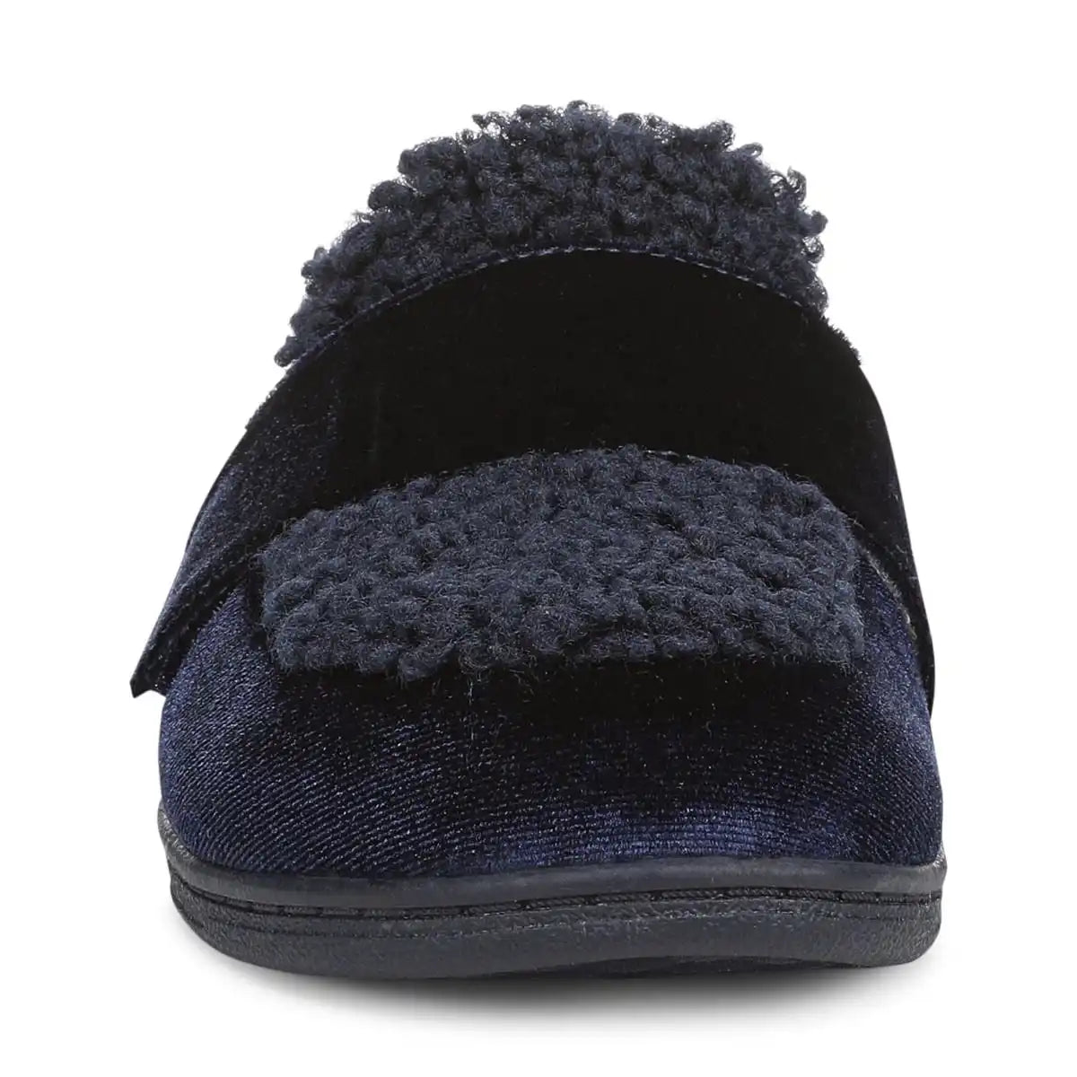 Gemma II Mule Slippers Navy Blazer Velvet