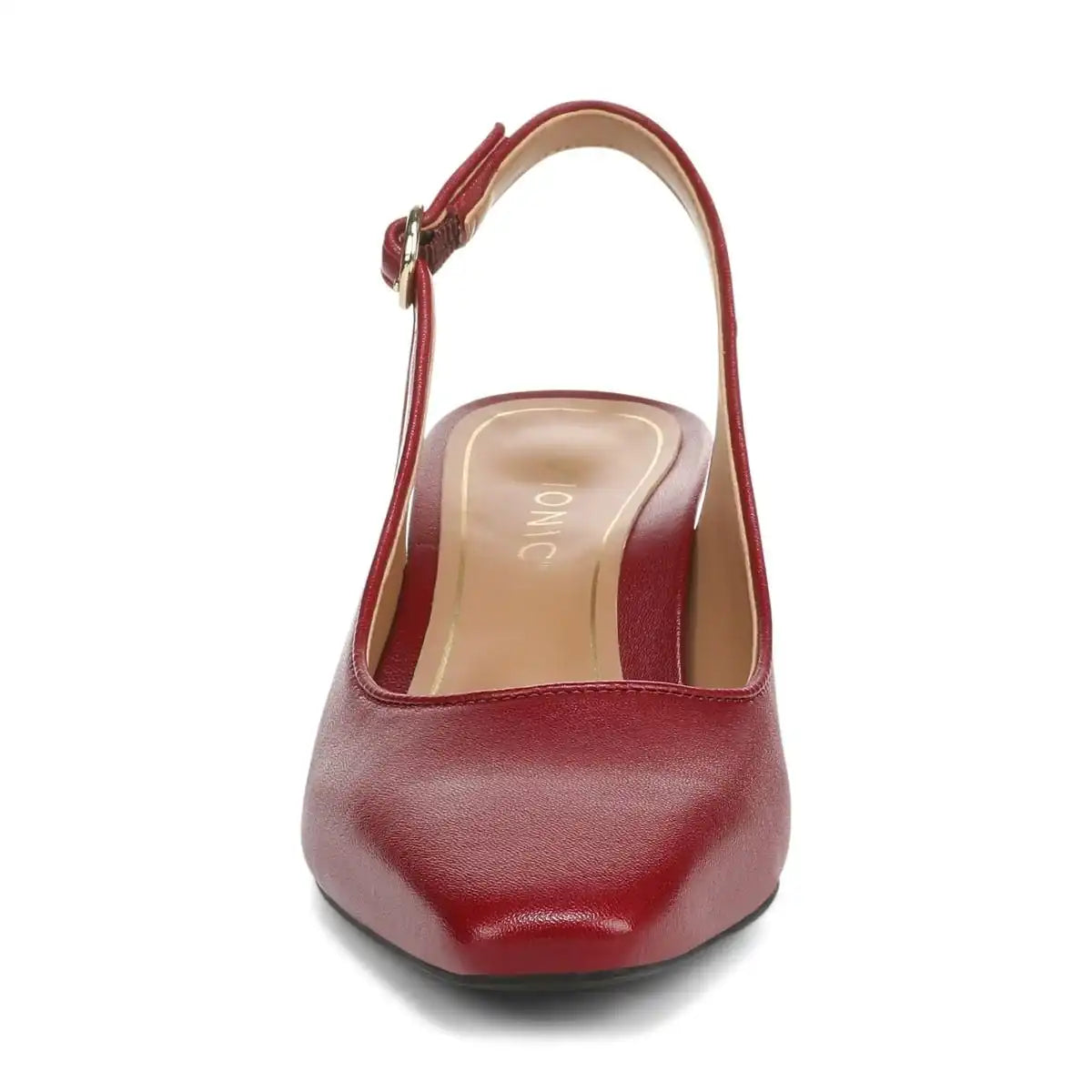Perris Slingback Heel Cabernet Red Leather