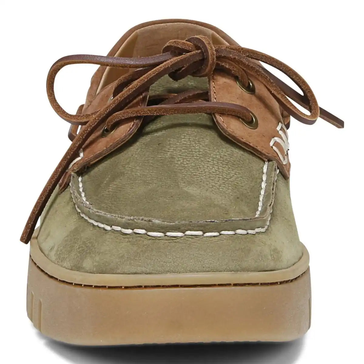 Men's Uptown Boat Dark Olive Nubuck