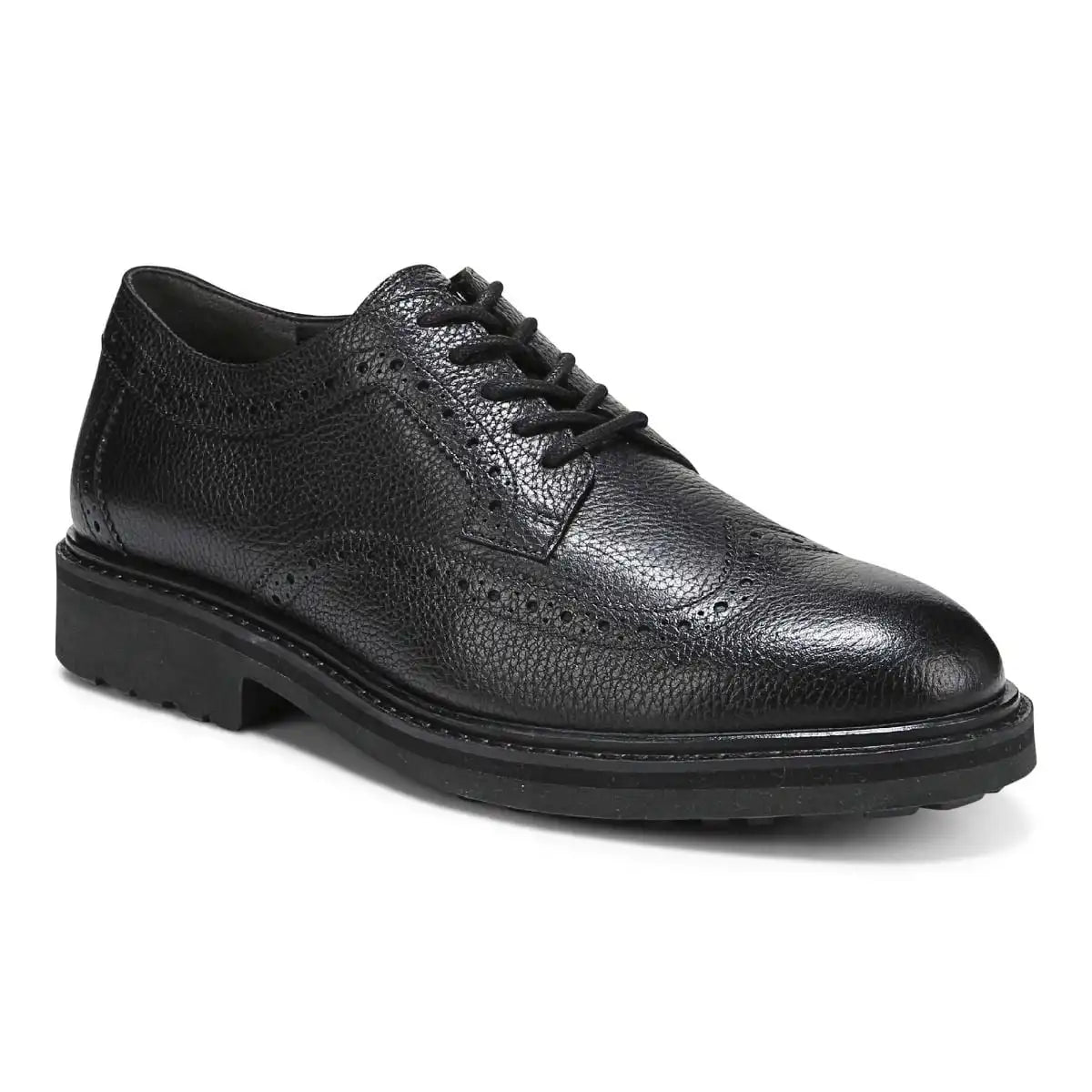 Lombard Oxford Lace Up Black Leather