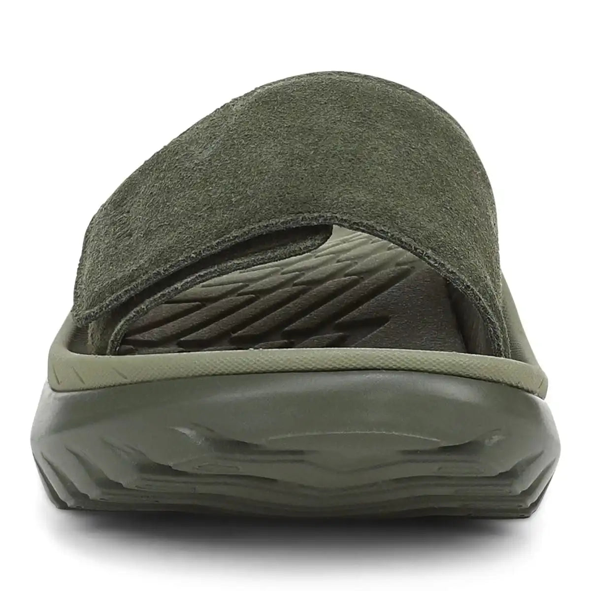 Rejuvenate Recovery Sandal Olive Moss Suede