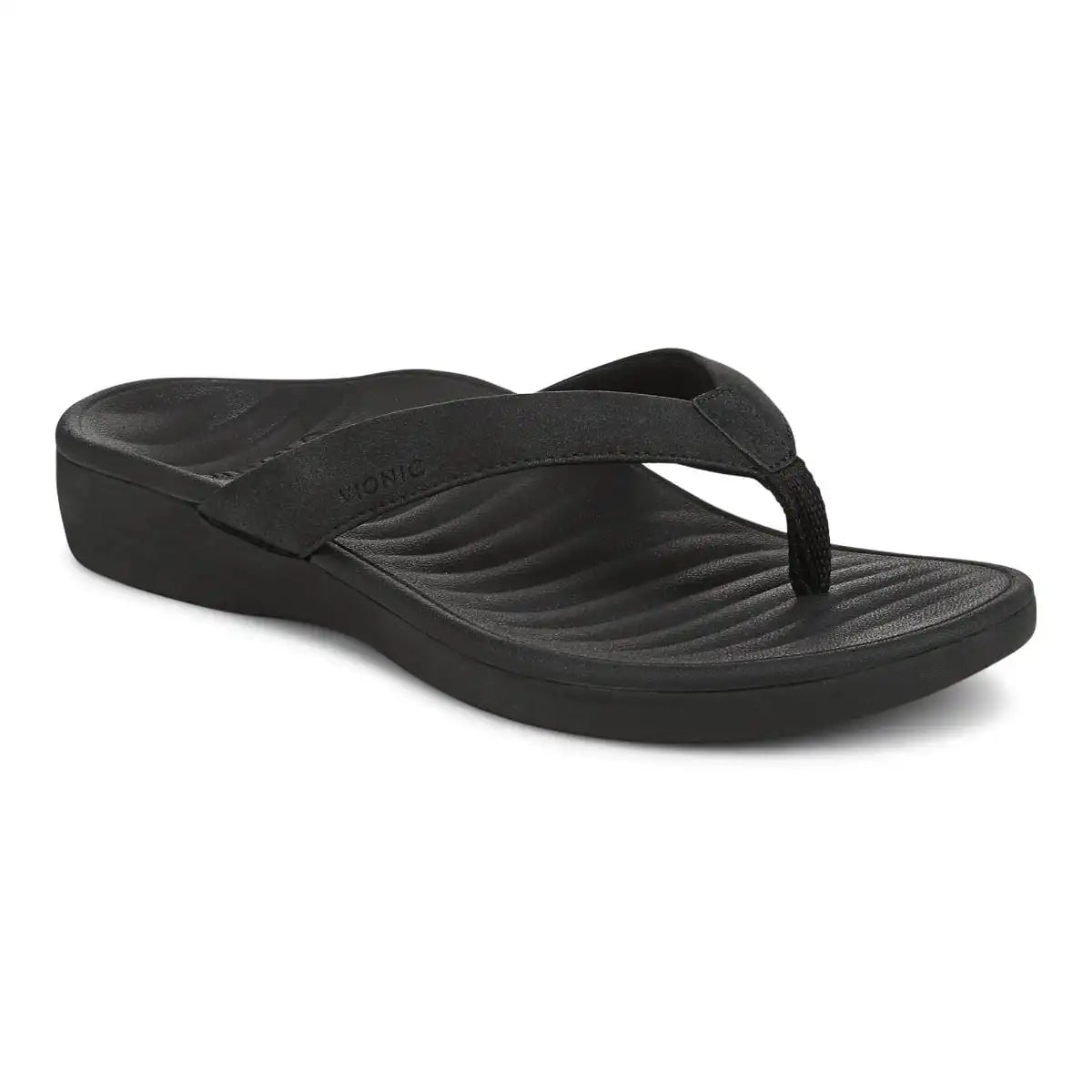 Beach Tomales Toe Post Sandal Black