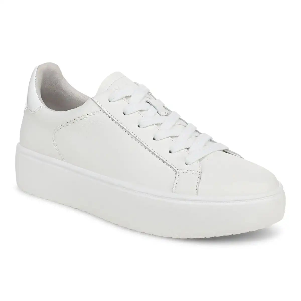 Emilia Platform Sneaker White Leather