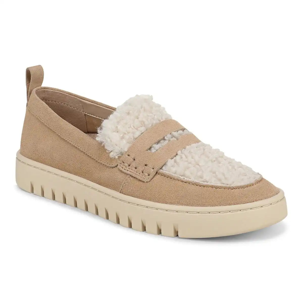 Uptown Cozy Loafer Iced Coffee Suede