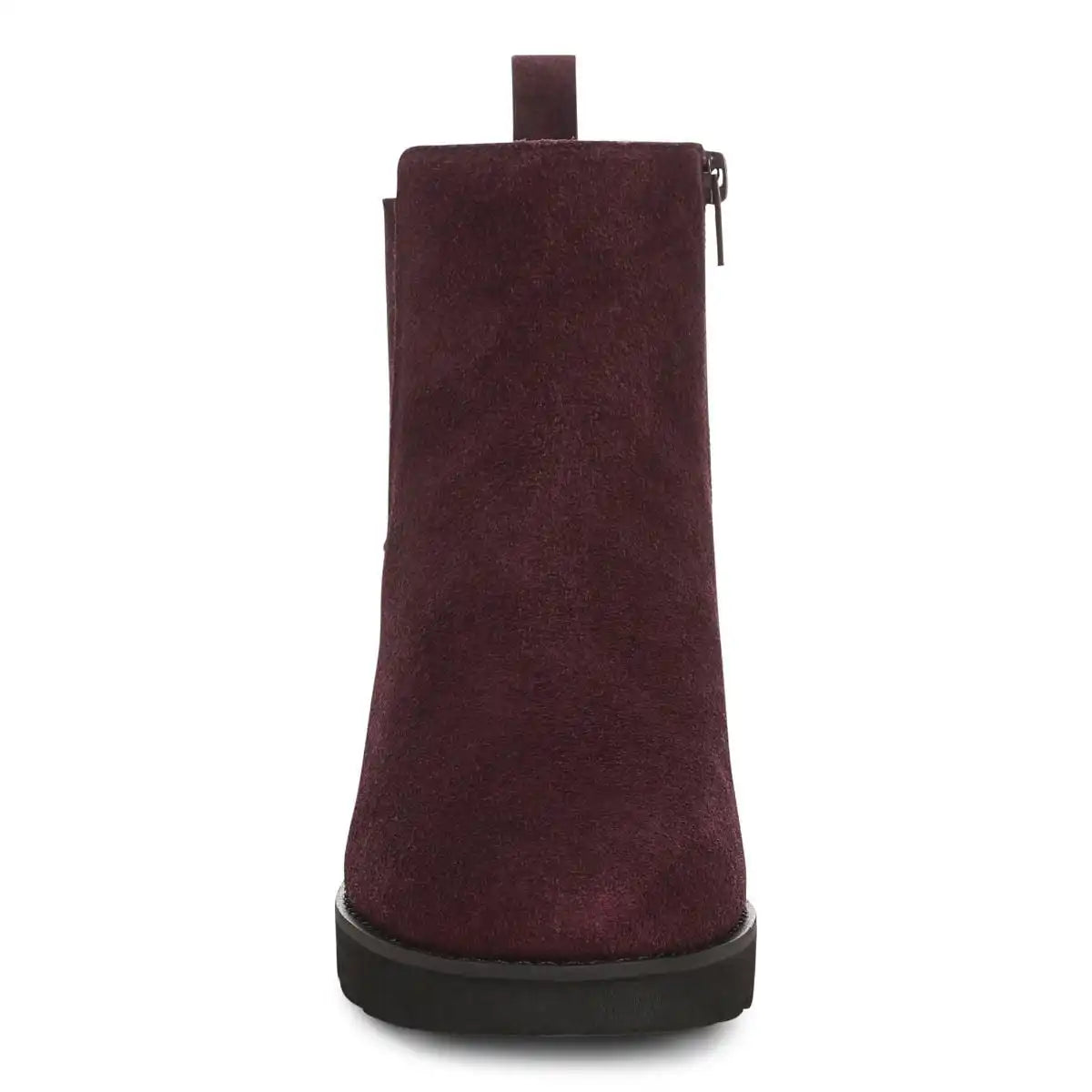 Aria 2.0 Wedge Ankle Bootie Mulled Wine Suede