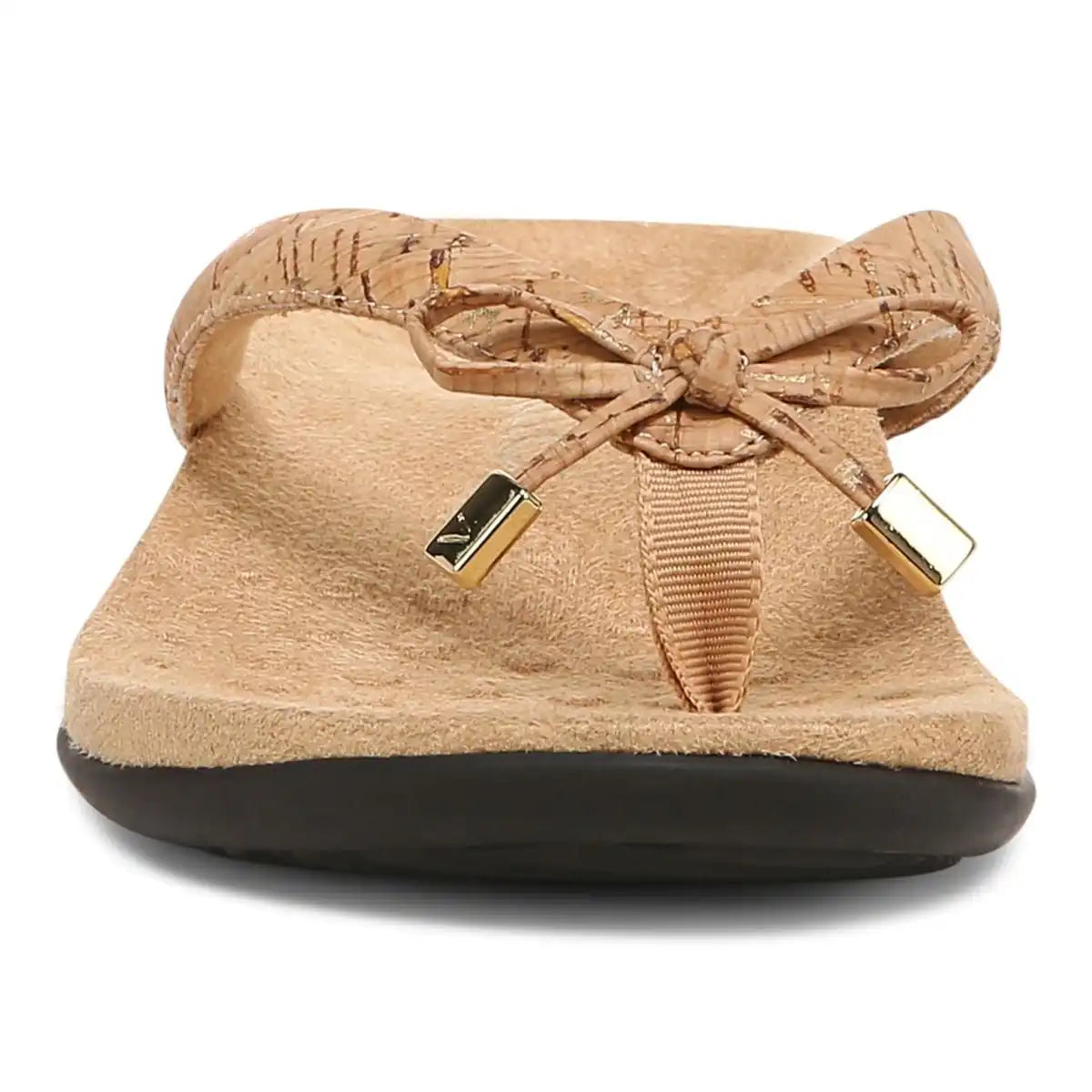 Bella Toe Post Sandal Gold Cork