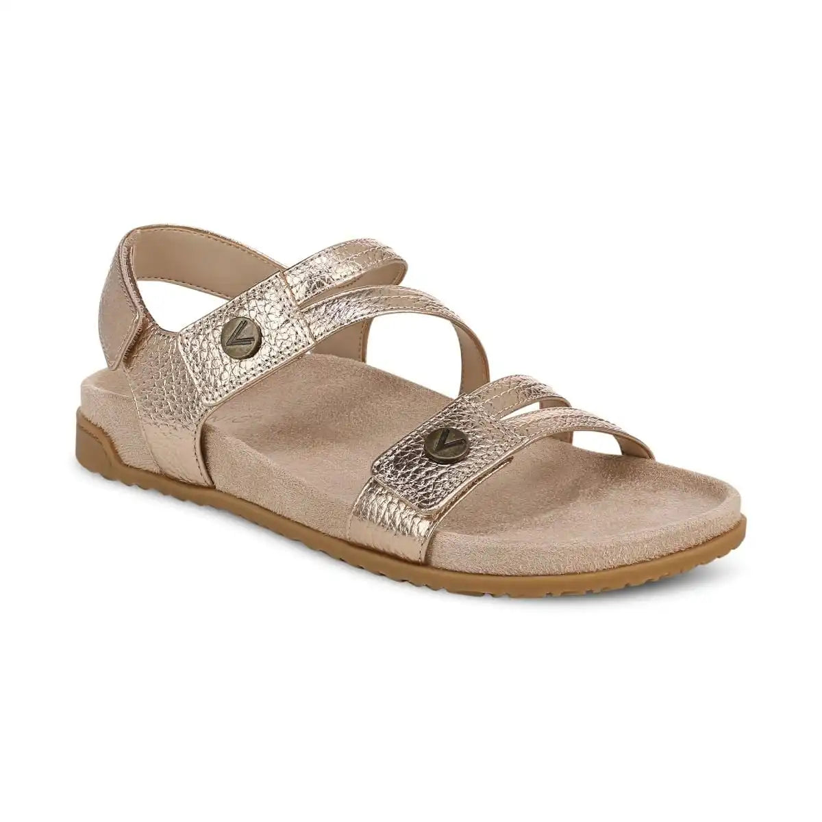 Essie Strappy Sandal Bronze Leather