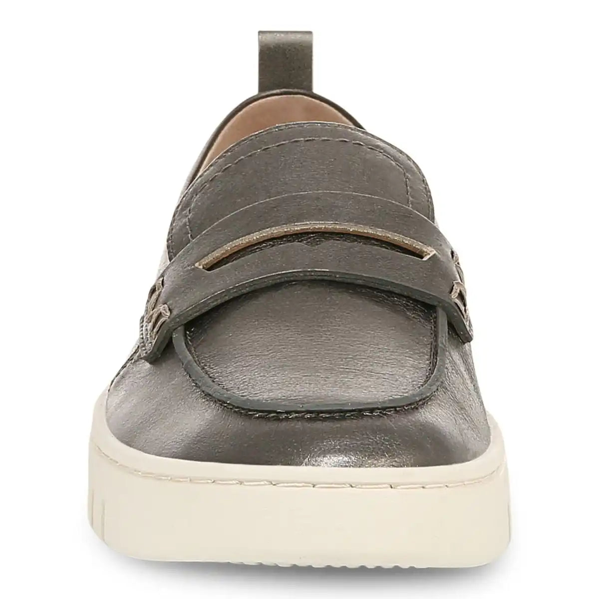 Uptown Loafer Gunmetal Leather