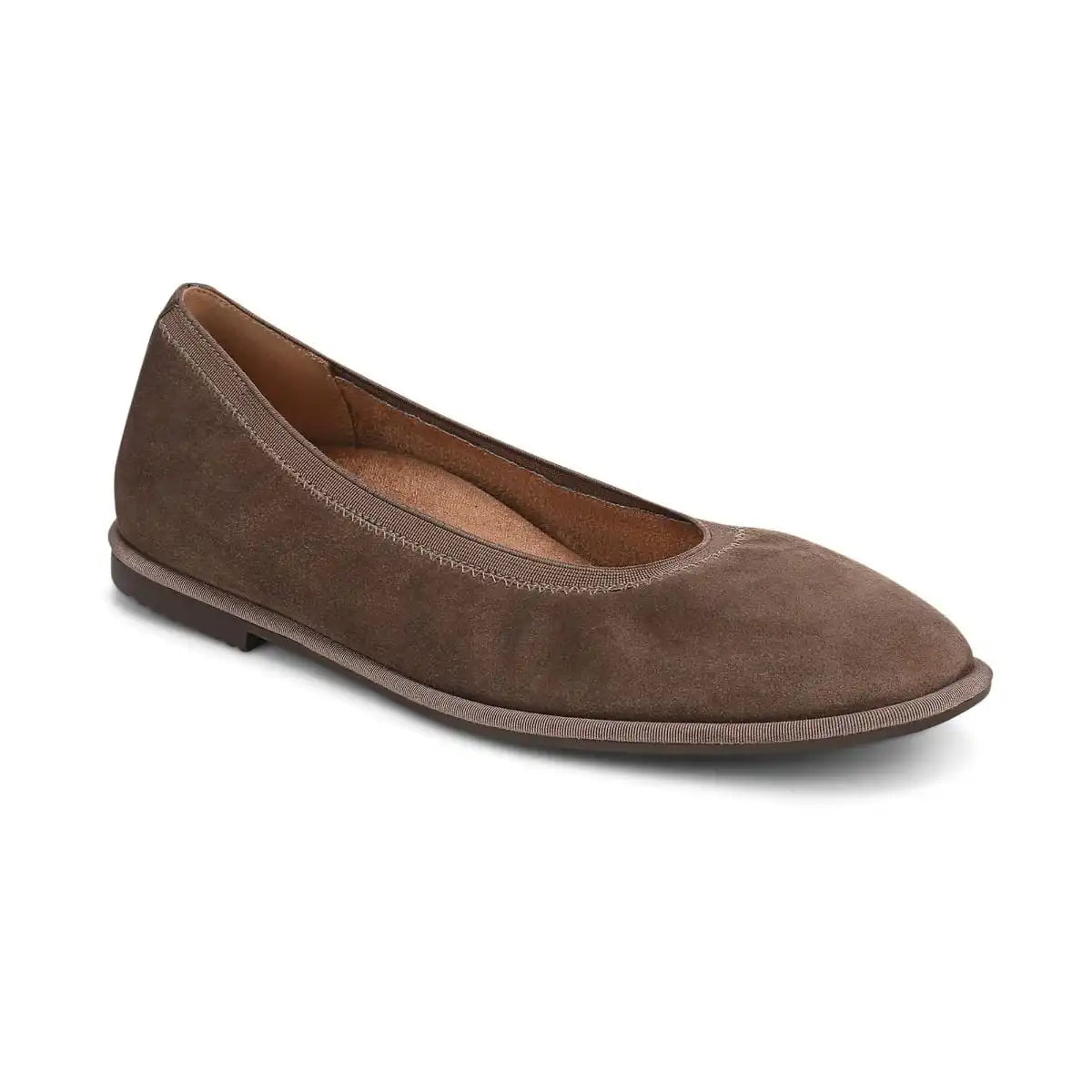 Caroll 2.0 Ballet Flat Grunge Grey Suede