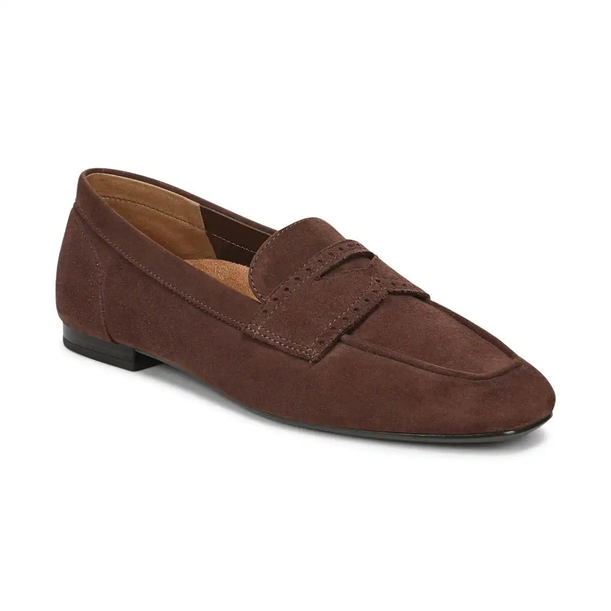 Sadie Loafer Swiss Chocolate Suede
