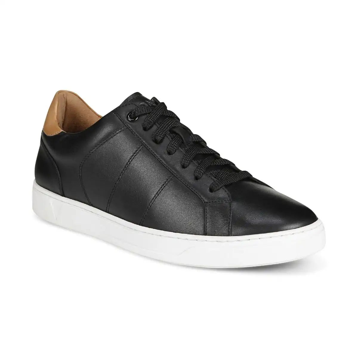 Lucas II Lace Up Sneaker Black Tan Leather
