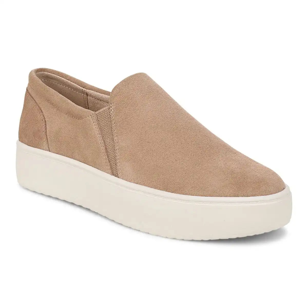 Ellen Platform Slip On Sneaker Desert Sand Suede