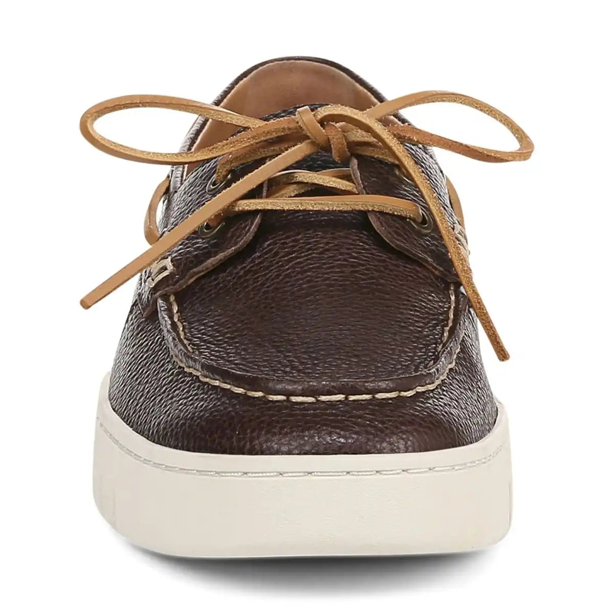 Men's Uptown Boat Chocolate Leather