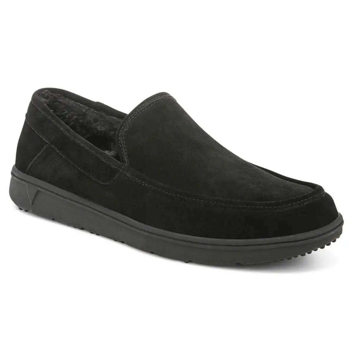 Gustavo Slipper Black Suede