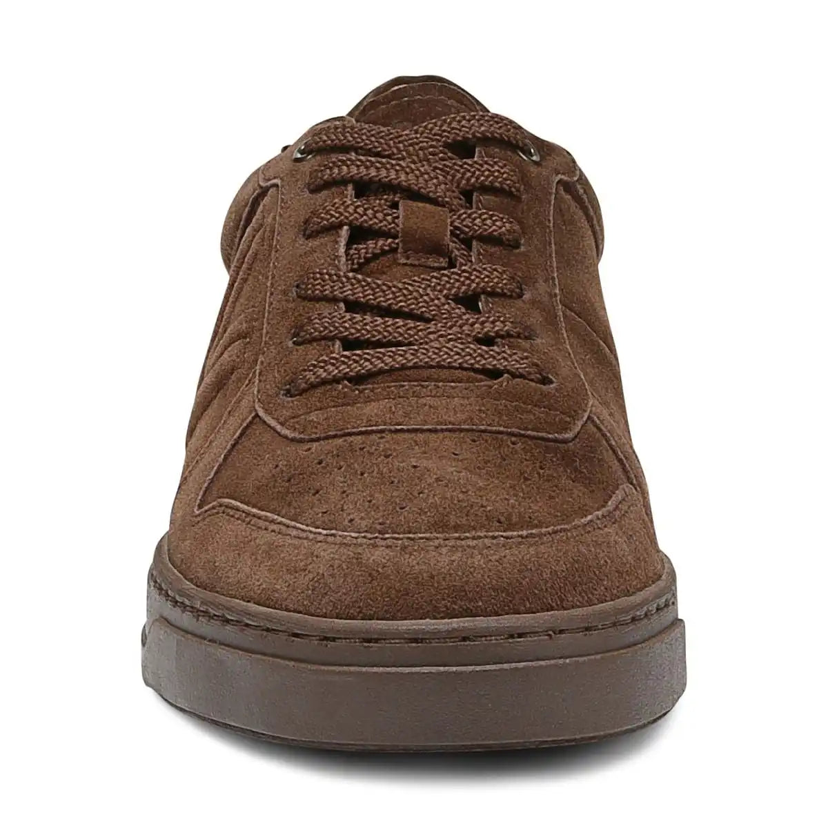 Lucas Court Lace Up Sneaker Dark Brown Suede