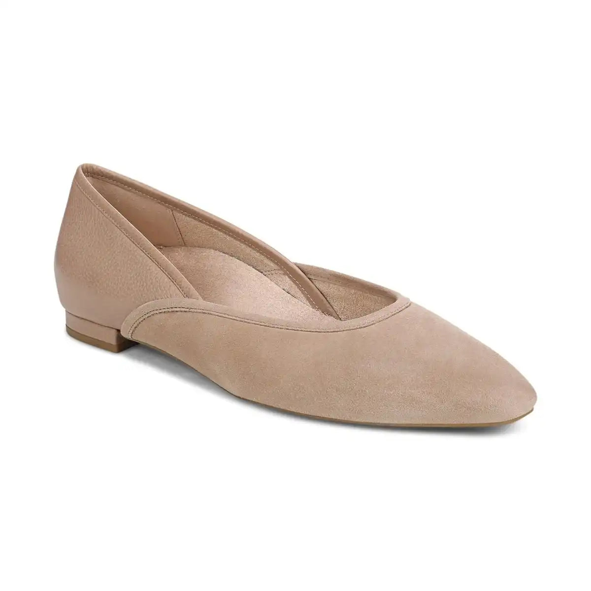 Gracia Ballet Flat Desert Sand Suede