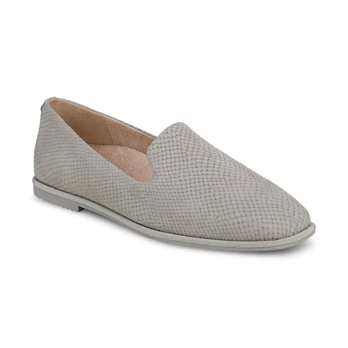 Willa 2.0 Slip on Flat Paloma Grey Nubuck