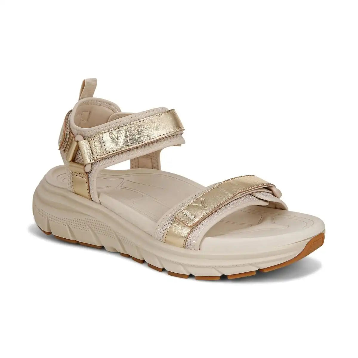 Walk Max Wanderer Sandal Gold Leather