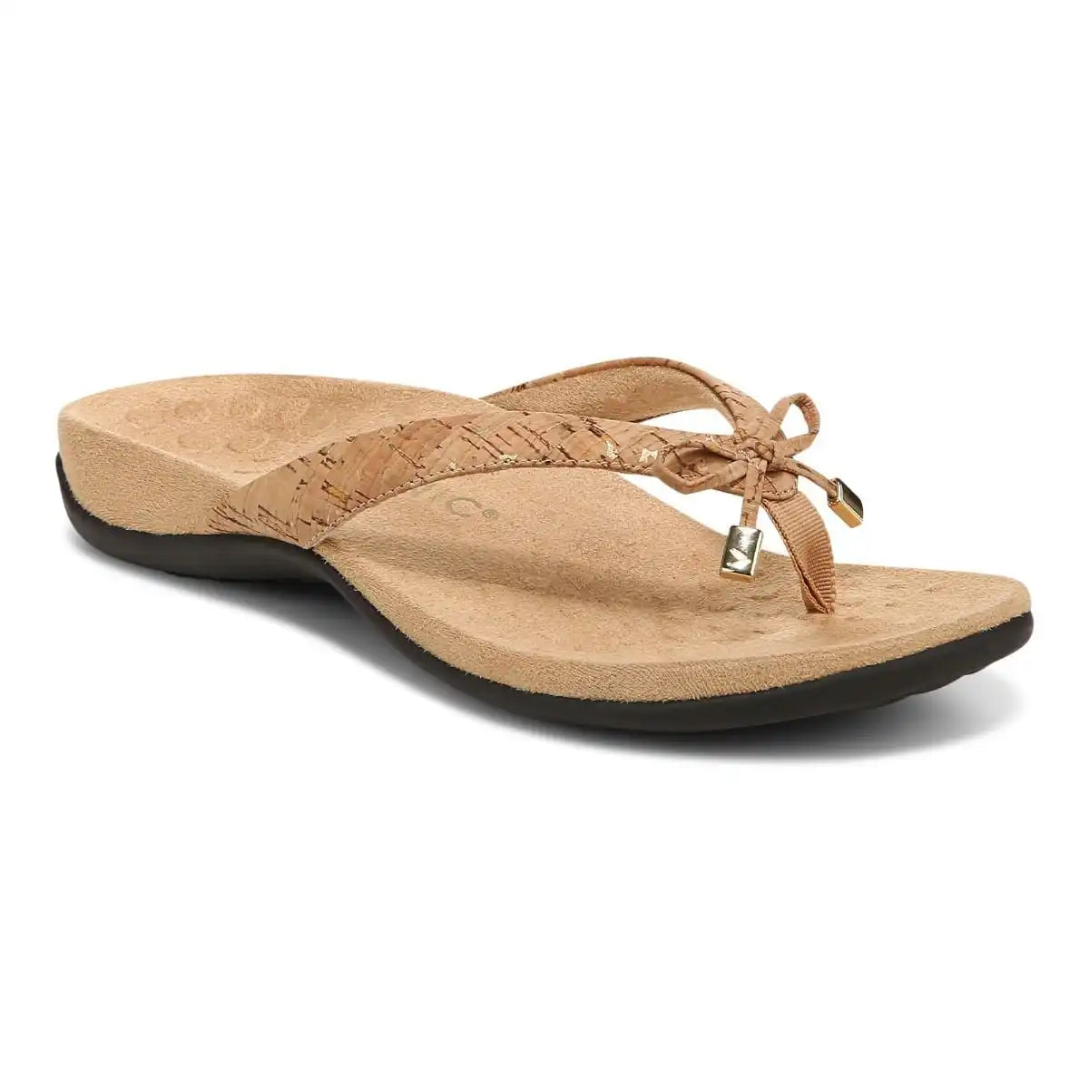 Bella Toe Post Sandal Gold Cork