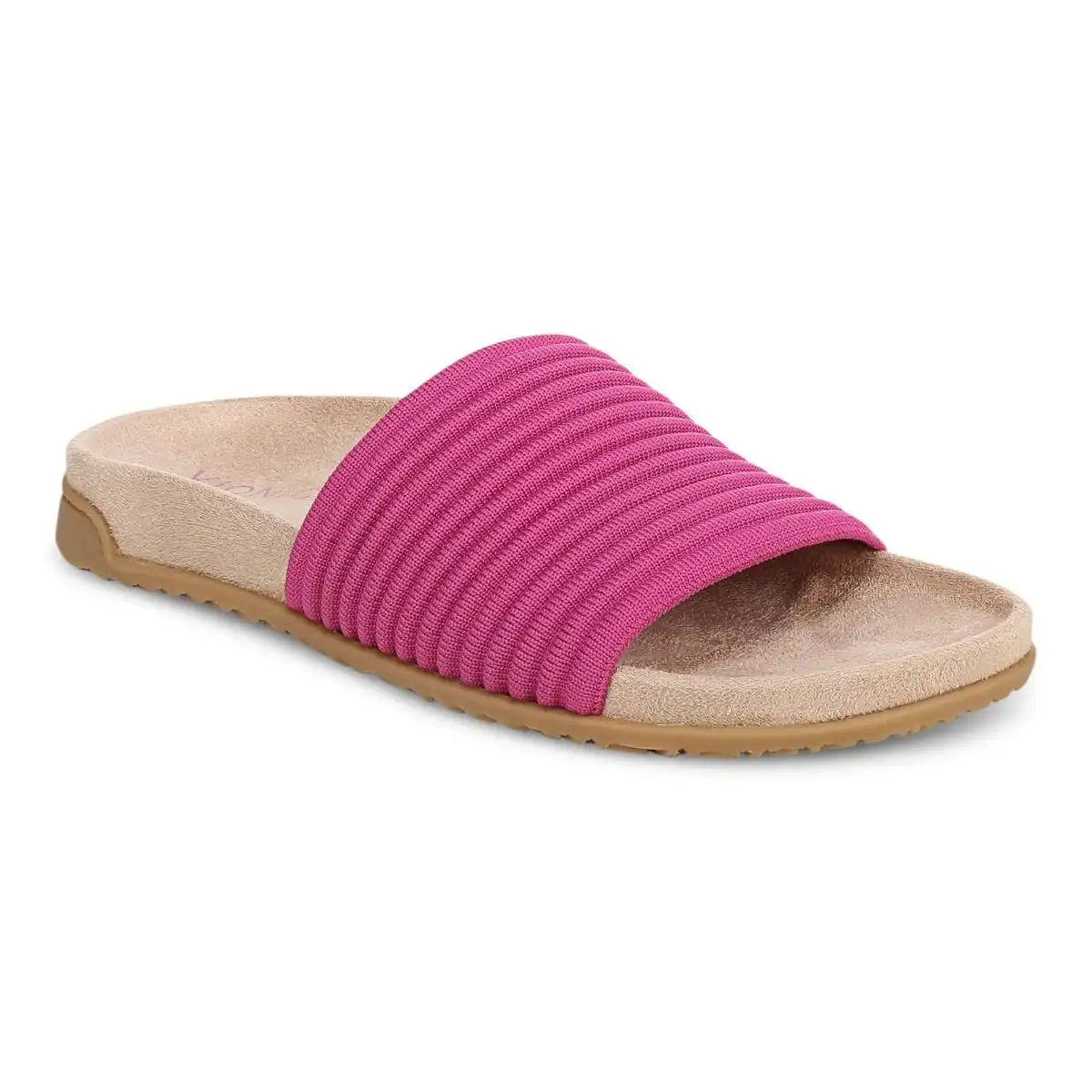 Evie Knit Slide Sandal Rose Violet