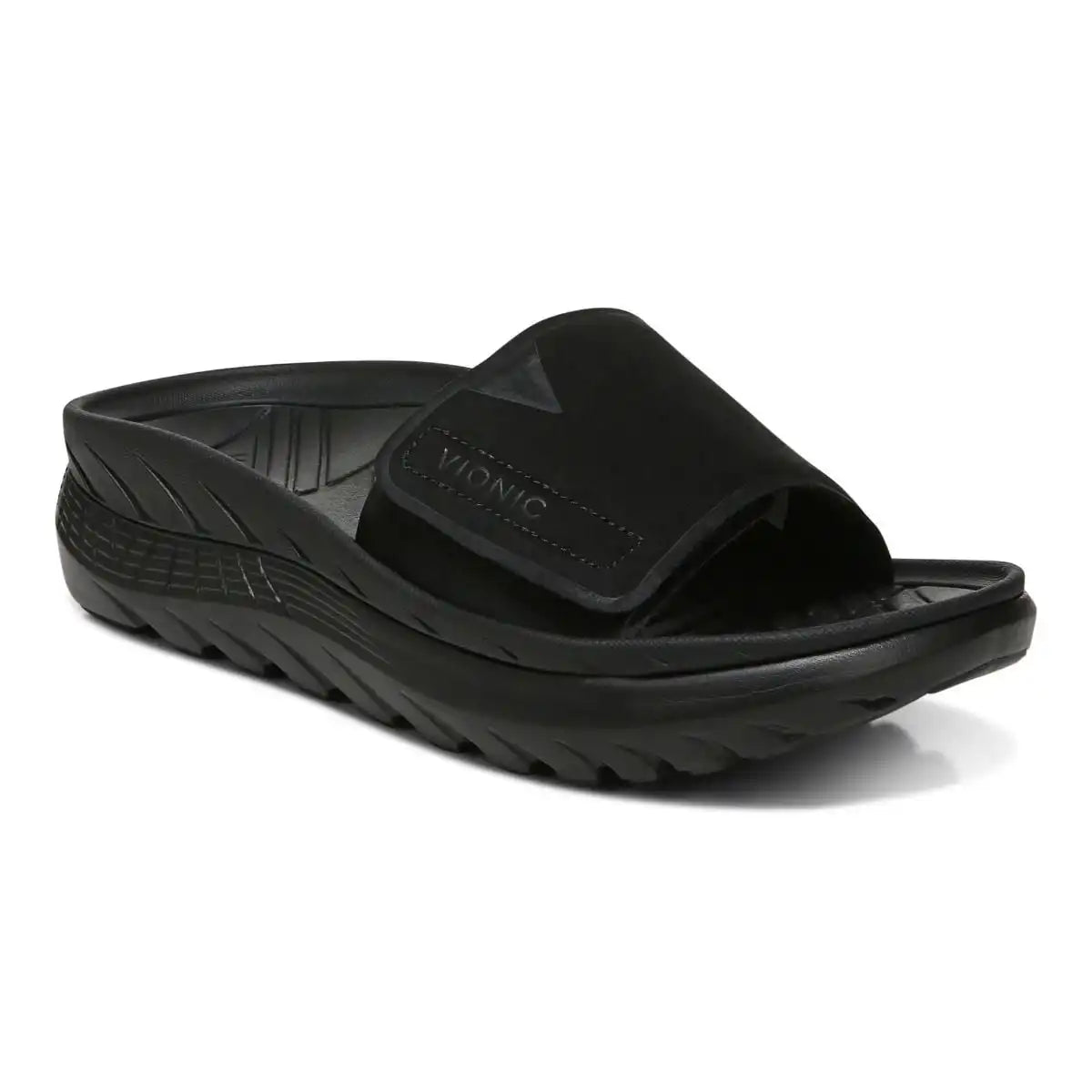 Rejuvenate Recovery Sandal Black Black