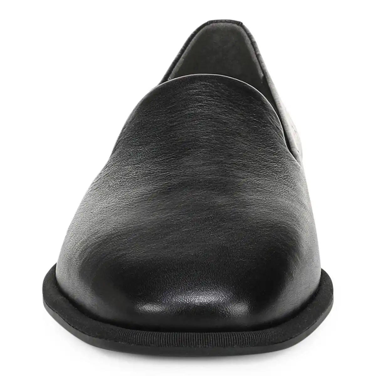 Willa 2.0 Slip on Flat Black Leather