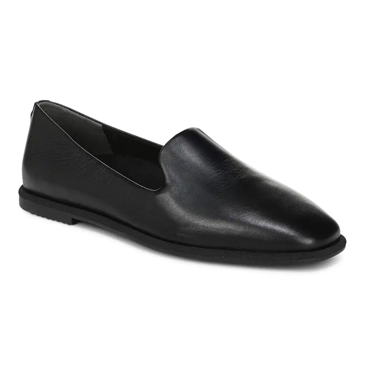 Willa 2.0 Slip on Flat Black Leather