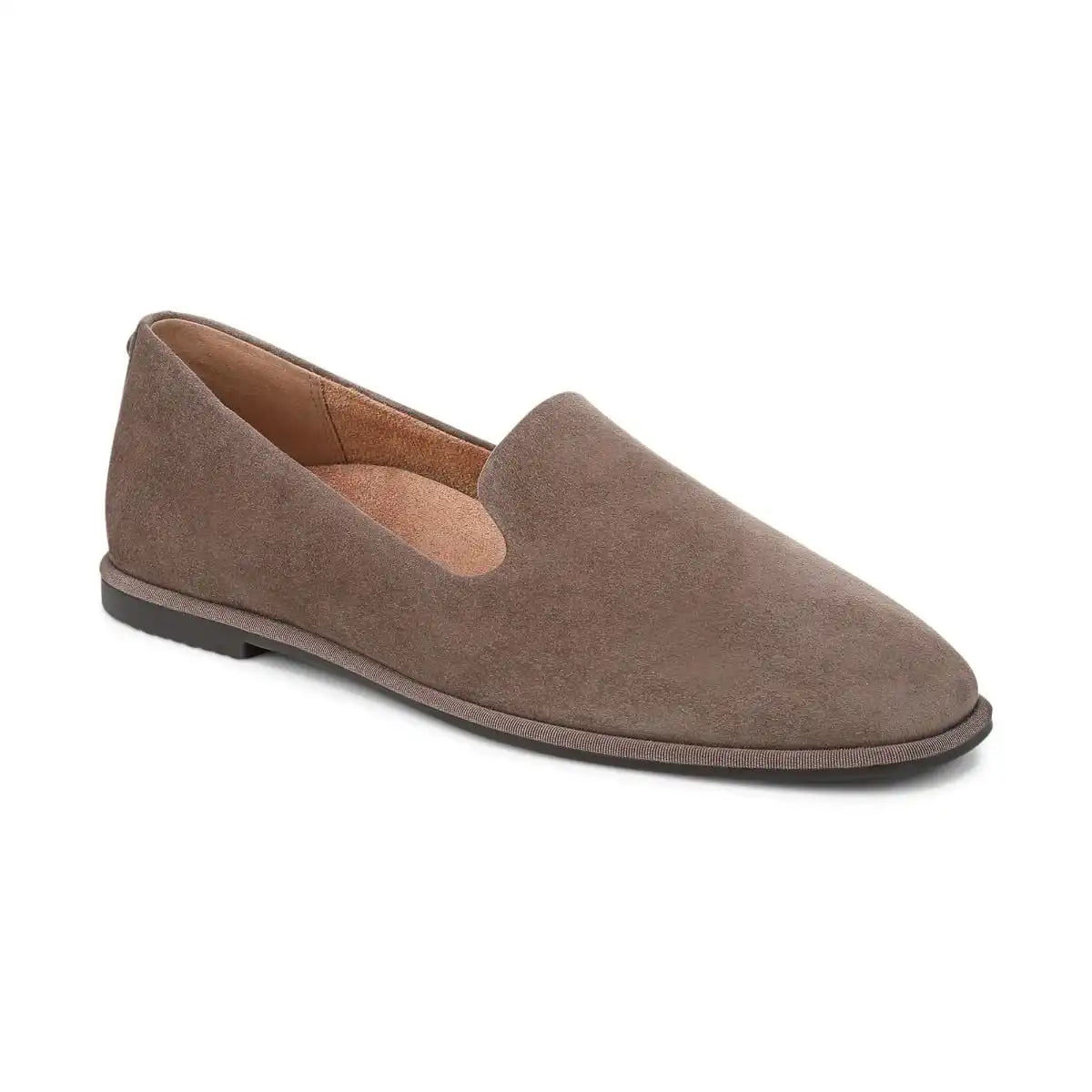 Willa 2.0 Slip on Flat Driftwood Suede