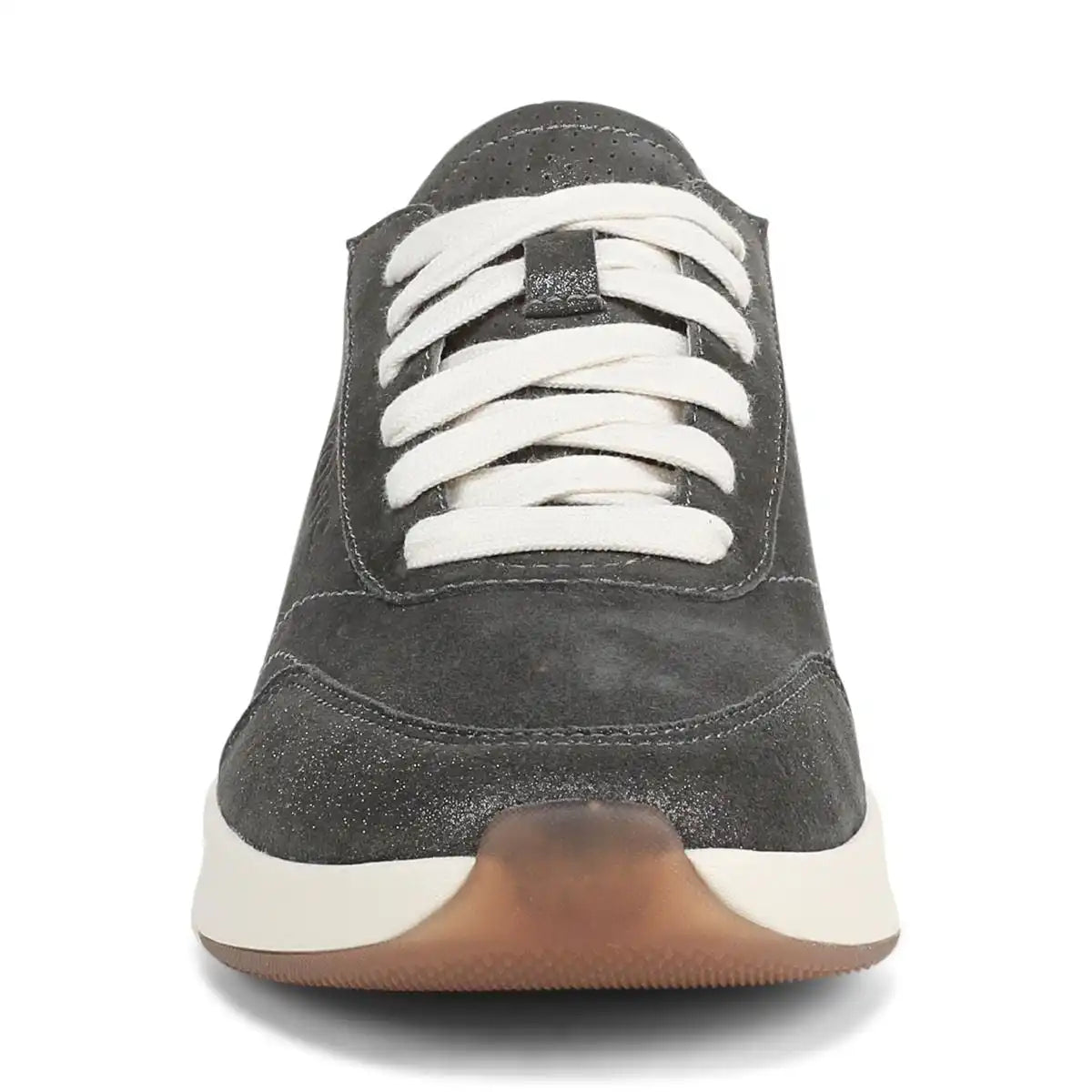 Uptown Sneaker Charcoal Shimmer Leather