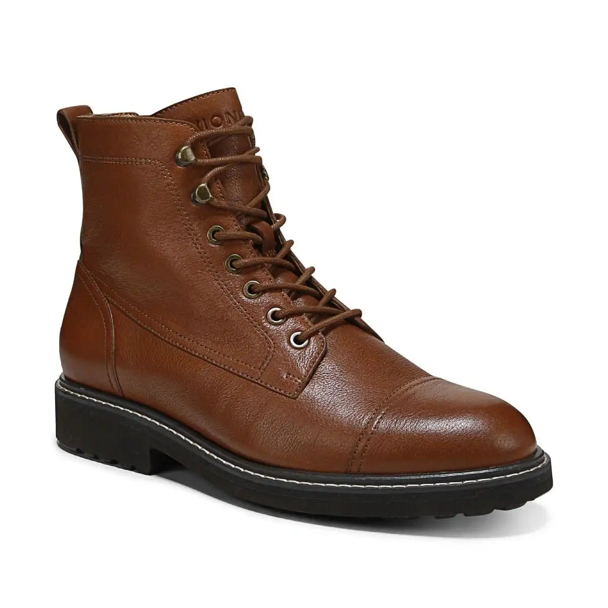 Livermore Lace Up Boot Tan Leather