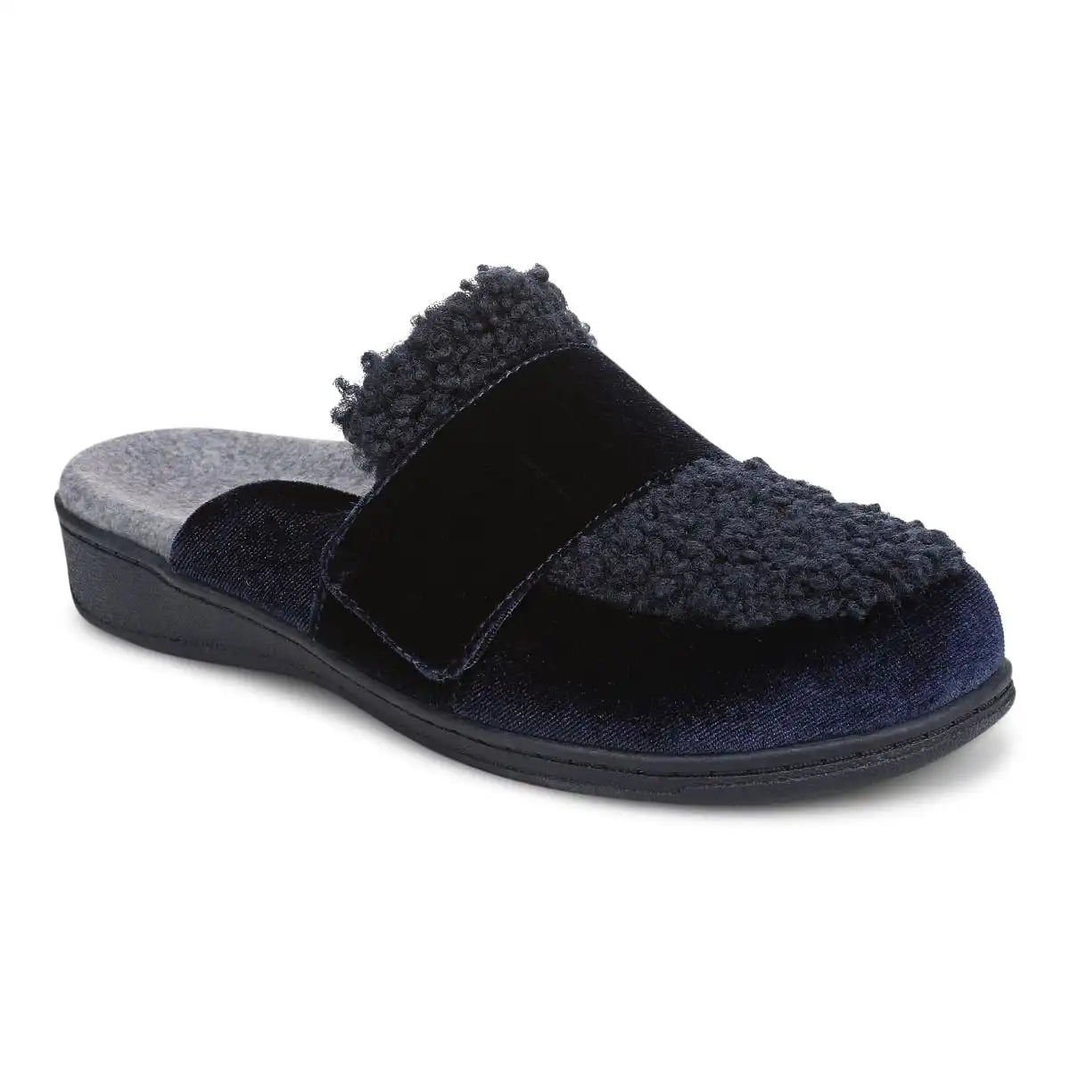 Gemma II Mule Slippers Navy Blazer Velvet