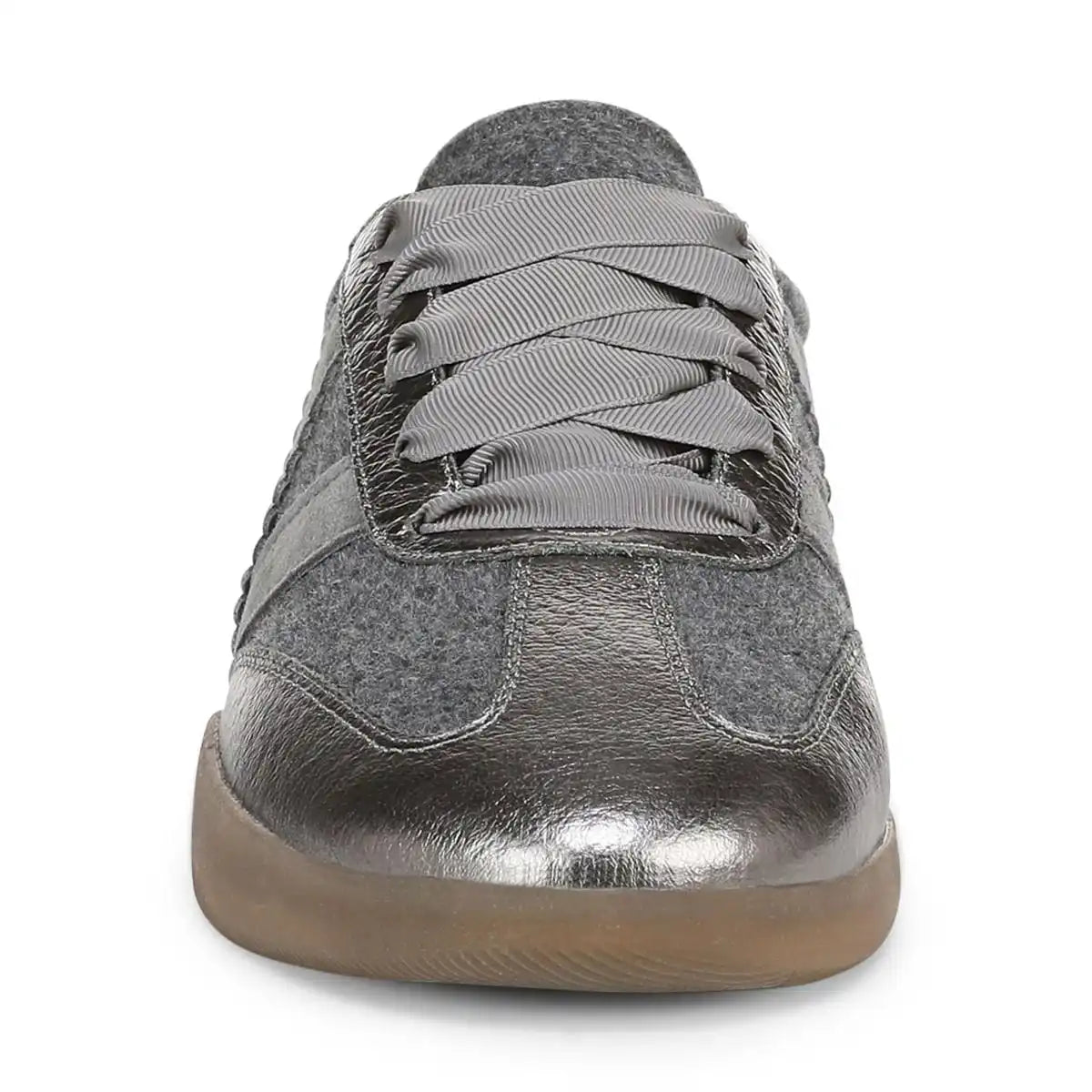 Arabelle Ballet Sneaker Dark Grey Wool Flannel