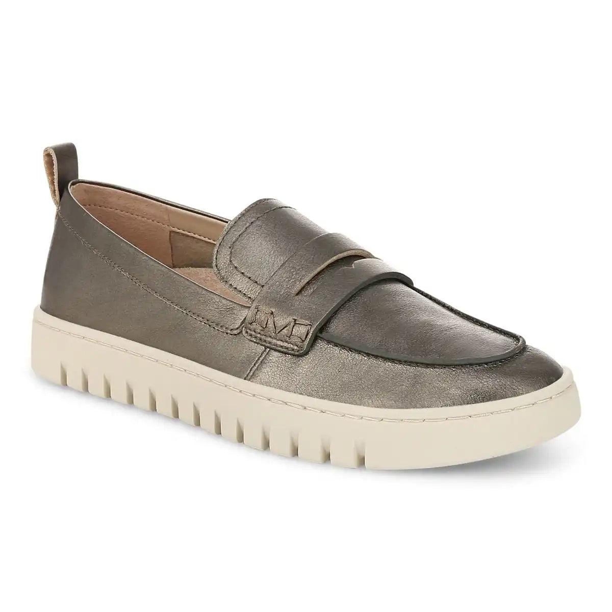 Uptown Loafer Gunmetal Leather