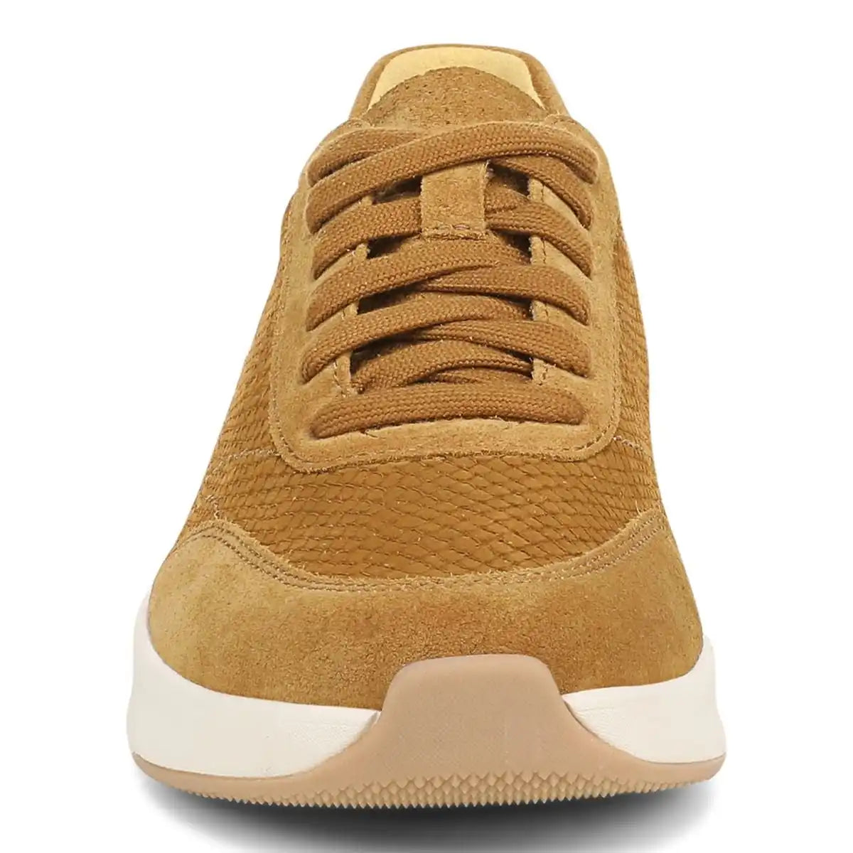 Uptown Sneaker Golden Brown Snake Embossed Nubuck