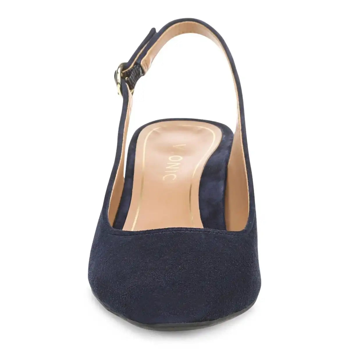 Perris Slingback Heel French Navy Suede