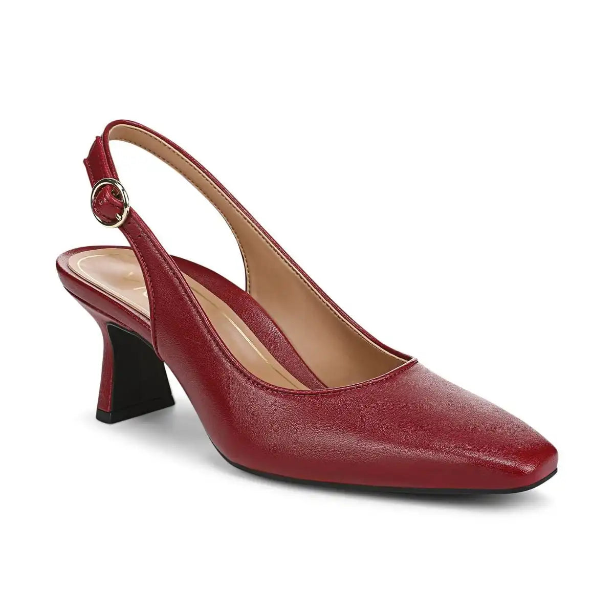 Perris Slingback Heel Cabernet Red Leather